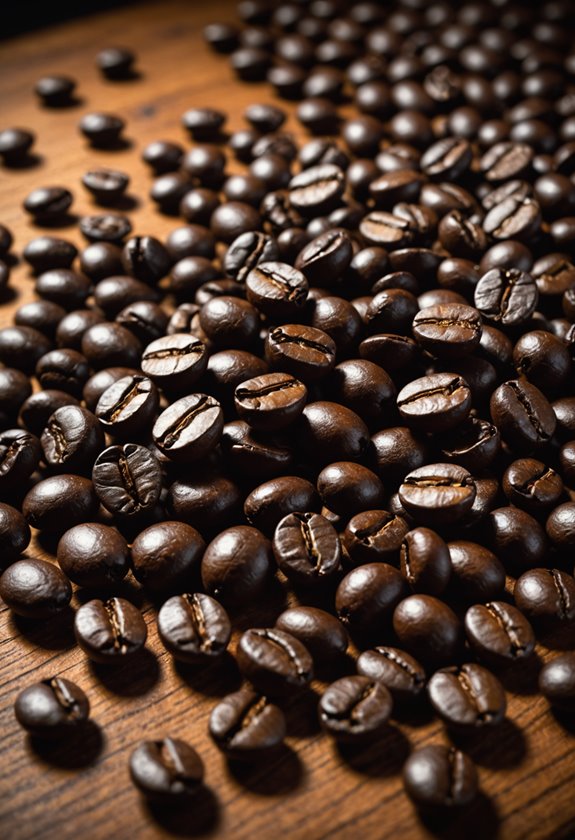 caffeine content in roasting