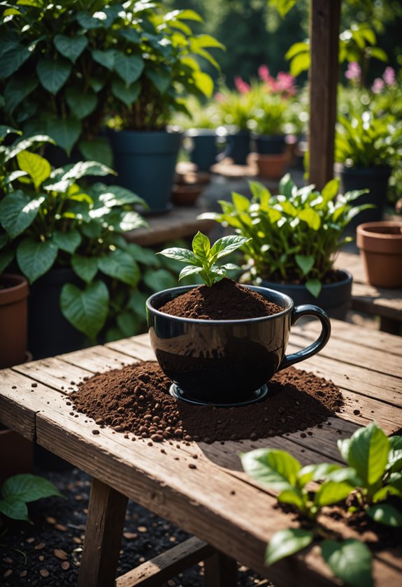 coffee beans as fertilizer