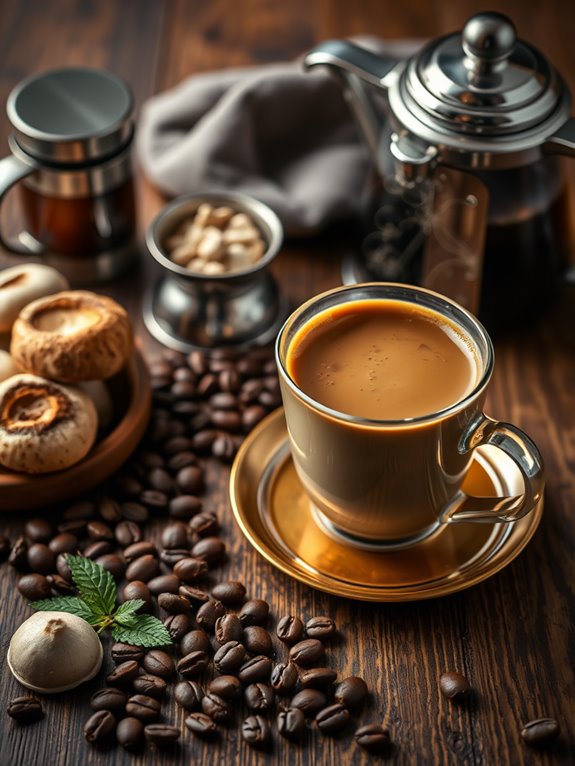 mushroom coffee daily servings