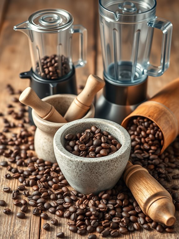 alternative coffee grinding methods