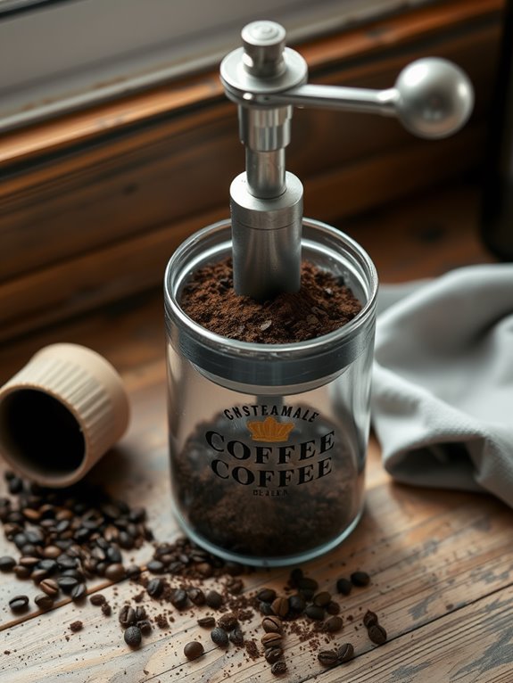 clean grinder for better brew
