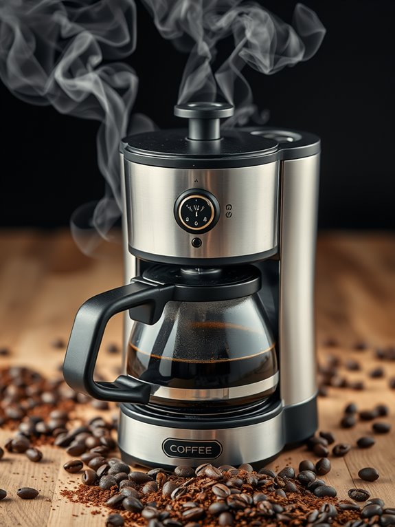 coffee brews below boiling