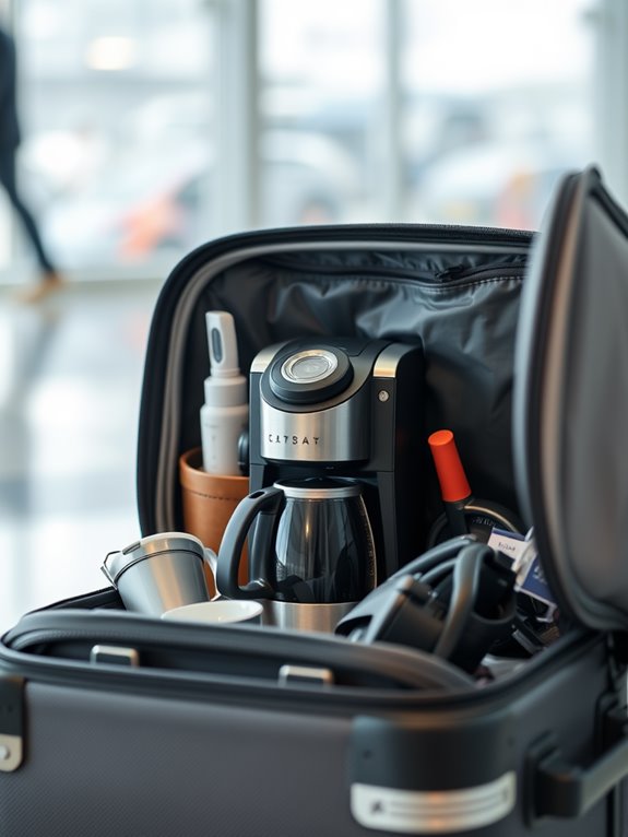 coffee maker carry on policy