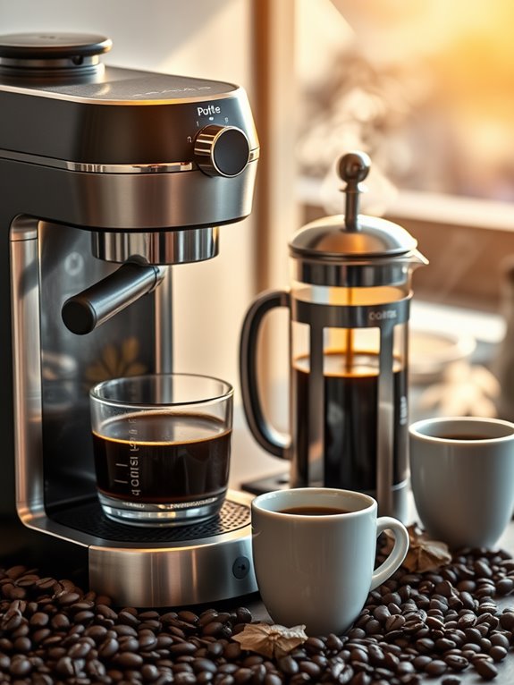 coffee maker vs french press