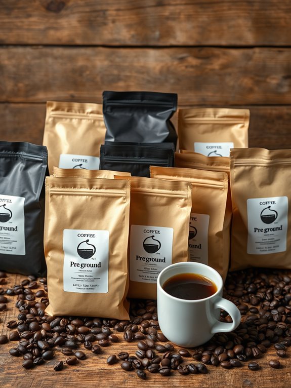 convenient pre ground coffee choice