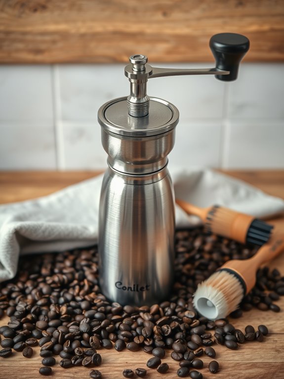 effective coffee grinder cleaning