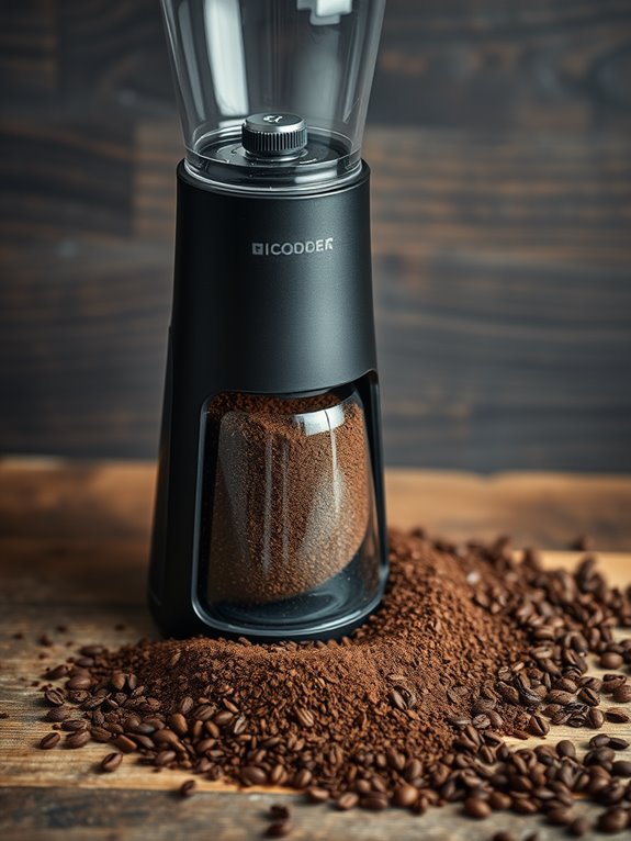 minimize static grinder design