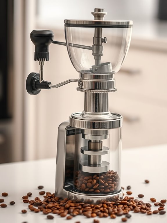 reassemble cleaned coffee grinder