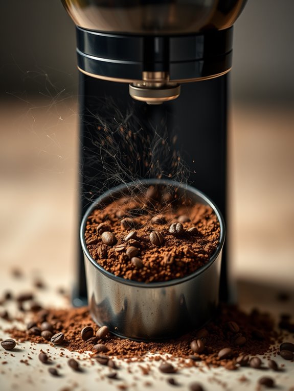 reducing static in grinding